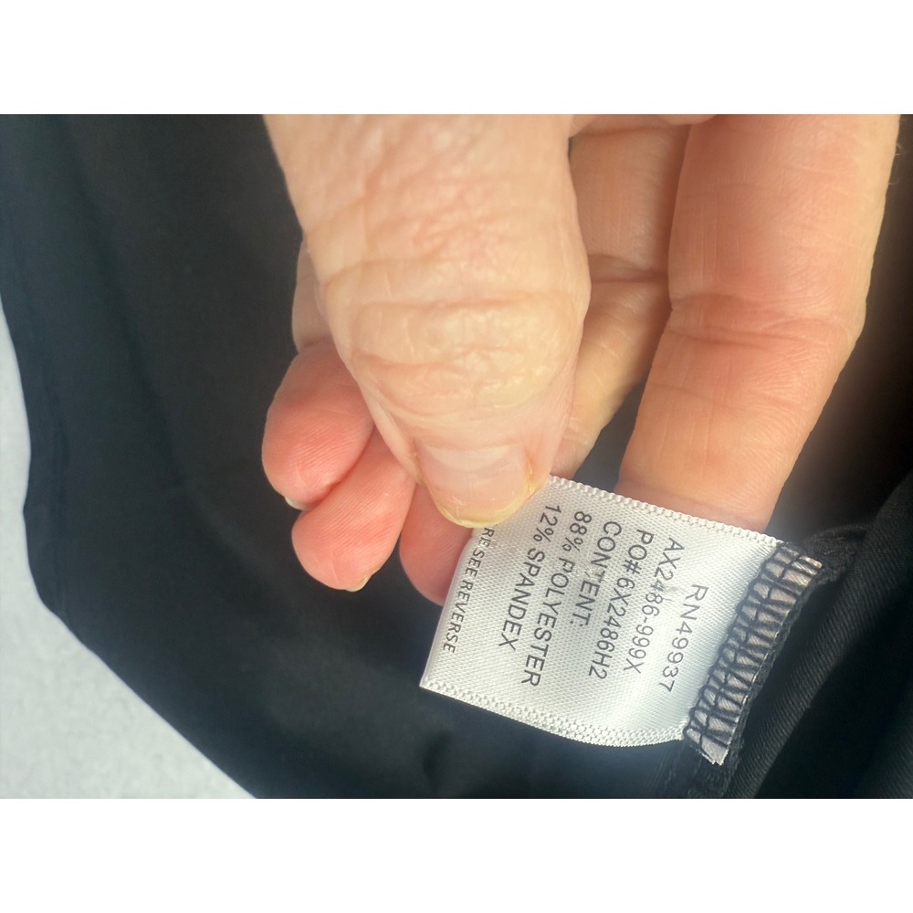 TAIL Activewear Women Black Long Sleeve Perforated Shoulder Athletic‎ Top - Picture 8 of 9